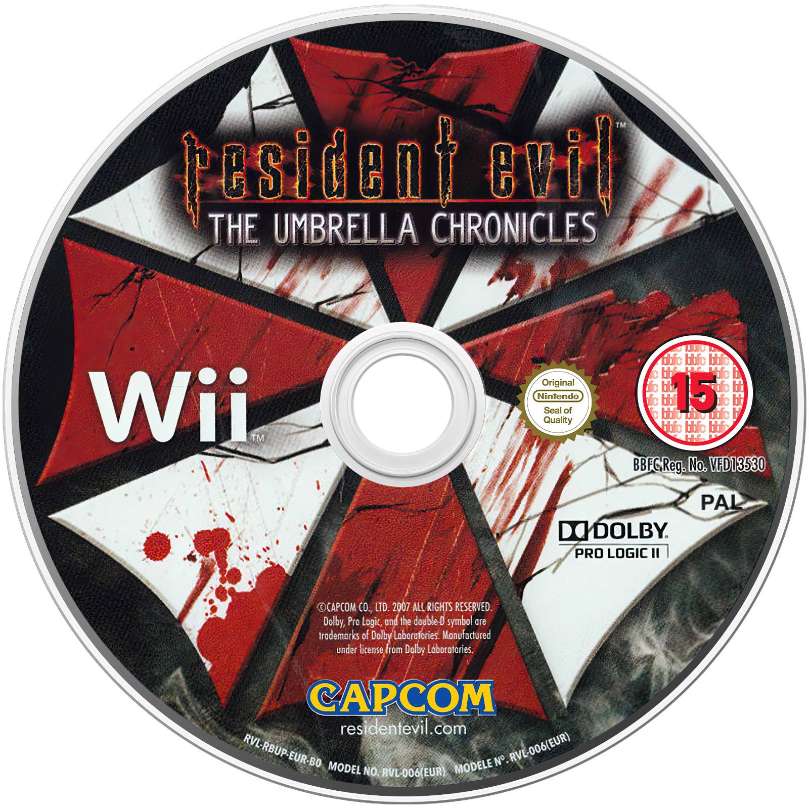 Лицензионный диск NTSC\PAL Resident Evil The Umbrella Chronicles для Nintendo Wii